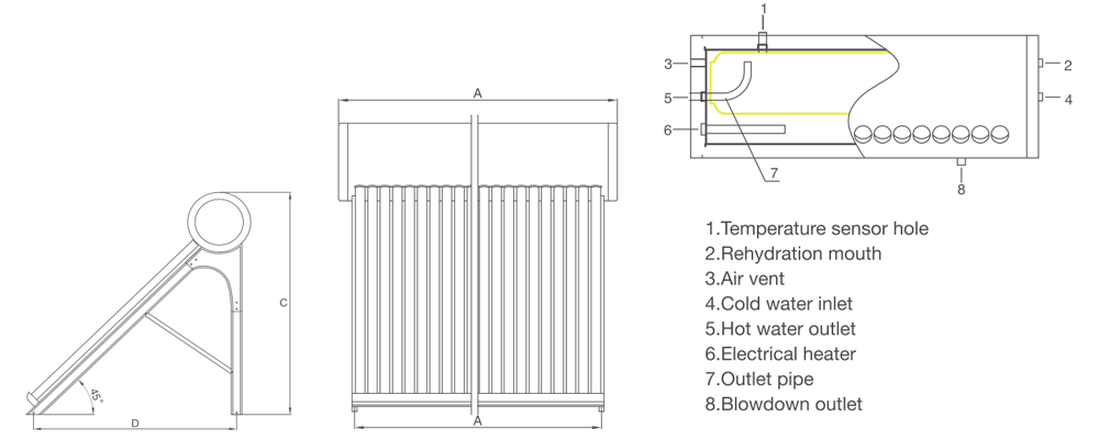 Heat Pipe Solar Water Heater